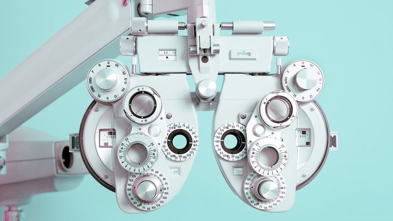 Phoropter used for eye exams